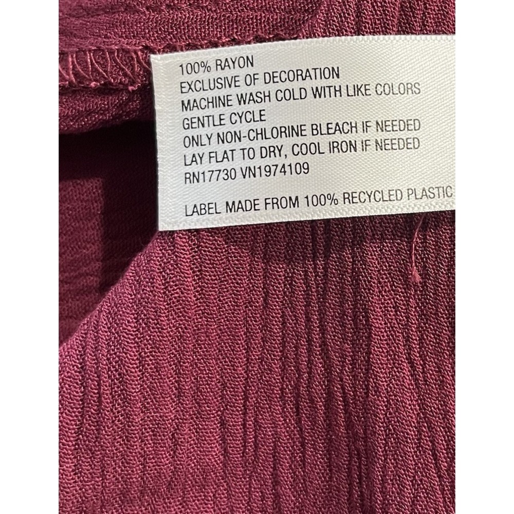 Knox Rose‎ Women's Rayon Tiered Eyelet Midi Dress Size XS - Picture 8 of 9